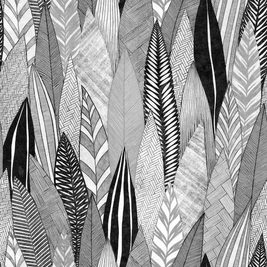Roommates Fern & Feathers Peel & Stick Wallpaper